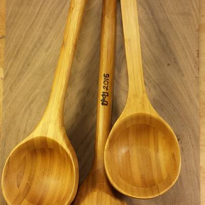 Bamboo ladles - Project by Mark Michaels