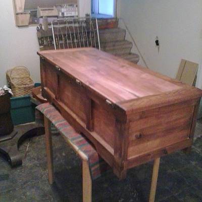 Coffee table gun chest all on one - Project by James L Wilcox
