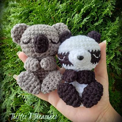 Napping Nature~Koala & Panda - Project by tkulling