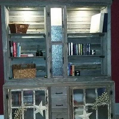 Barnwood cabinet - Project by James