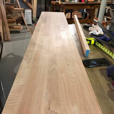 Butcher block countertop - Project by Jack King