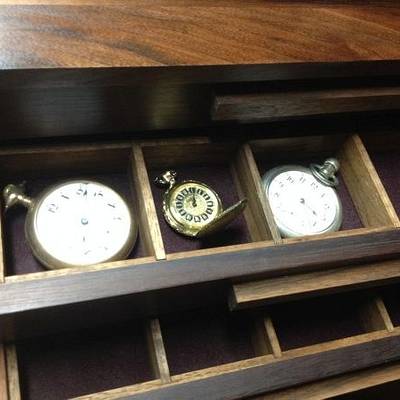 Pocket watch collection case - Project by MSRiverdog