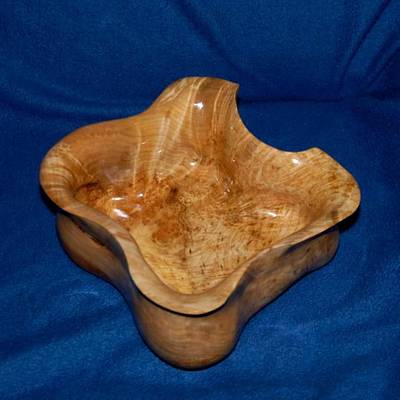 maple burl bowl - Project by Mark Michaels