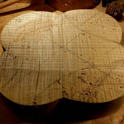 Quilted maple bowl 2017 - Project by Mark Michaels