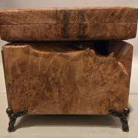 Maple wood burl keepsake box