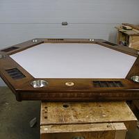Poker table top for game room