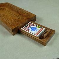 Cribbage Board w/Drawer