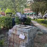 New sculpture and road trip to deliver/pick up sculptures from a couple of cities. 