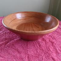 Bowl made with Scroll Saw.  - Project by CLIFF OLSEN