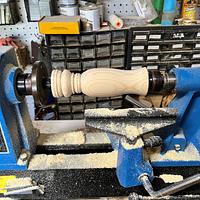 My first try at the lathe machine, it won't be the last.