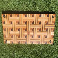 3D Basket Weave Cutting Board