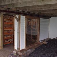 Wood Storage Room-under the deck - Project by Jim Jakosh