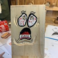 Phone Stand made from petrified wood