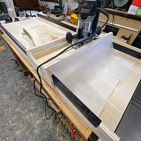 Live edge flattening jig