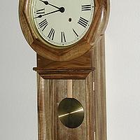 Myrtle wood Clock - Project by LesB