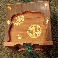 Japanese stacking storage box with cover - Ju Kobako