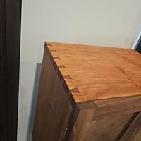 My version of Krenov cabinet on stand