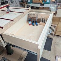 Drill Press Table with storage 