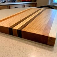 Maple and Walnut cutting board. 