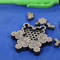 Hexy Jigsaw Snowflake (Any one for Naughts and Crosses?).