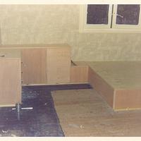 Built in Bed & Side Cupboards.