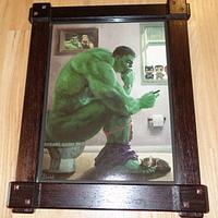 Frame for Poster Print “Hulk Splash” with Custom Joint