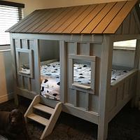 Kid's Cabin Bed - Project by Wild Rose Woodworking