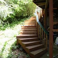 Winding Stairs Over Original Rock Stairs