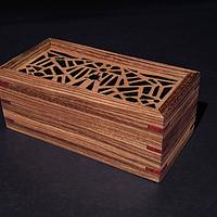 Zebra wood Potpourri box