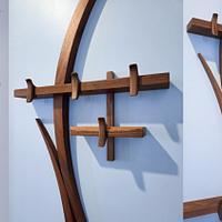 Two Moon Coat Rack - Project by Brian Benham