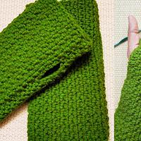 Easiest No Fuss Crochet Fingerless Gloves - Project by rajiscrafthobby
