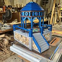 Another birdhouse/birdfeeder I just finish. - Project by Angelo