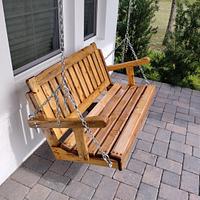 Beetle killed pine porch swing 