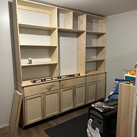 Built in book case