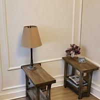 End Tables made from reclaimed lumber