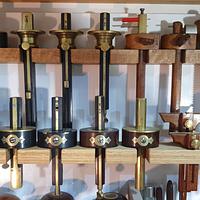 Tool Rack for Marking Gauges, Braces and Hand Drills and Workshop Knives