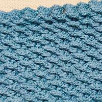 Tide Texture Easy Crochet Blanket Pattern - Project by rajiscrafthobby