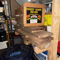 Indoor lumber rack
