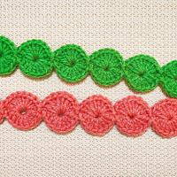 Easy Crochet Bookmark With Cute Circles - Project by rajiscrafthobby