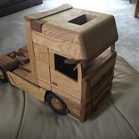 Mercedes Truck, trailer and sea container