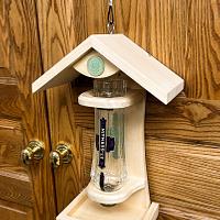 St. Germain Bottle Bird Feeder