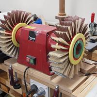 Quickwood Flap Wheel - 8"OD - 28 Slot 45mm trim