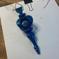 A few small Christmas ornaments