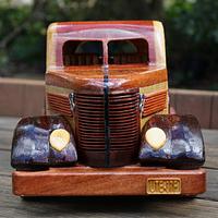 1937 Aussie Ford Ute Replica Model in timber “scratch built” - A gift for an old friend!  Finished!