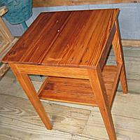 Heart Pine side table