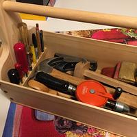 Handyman style tool tote
