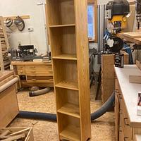 School Bleacher Chimney Corner Bookcase - Project by Bondo Gaposis