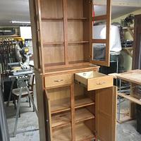 Shaker Style Jelly Cabinet With Hutch