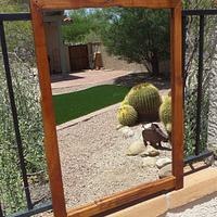 Mesquite Mirror Frame w/ G&G details