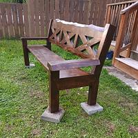 Rustic Garden Bench - Project by SewardDesign